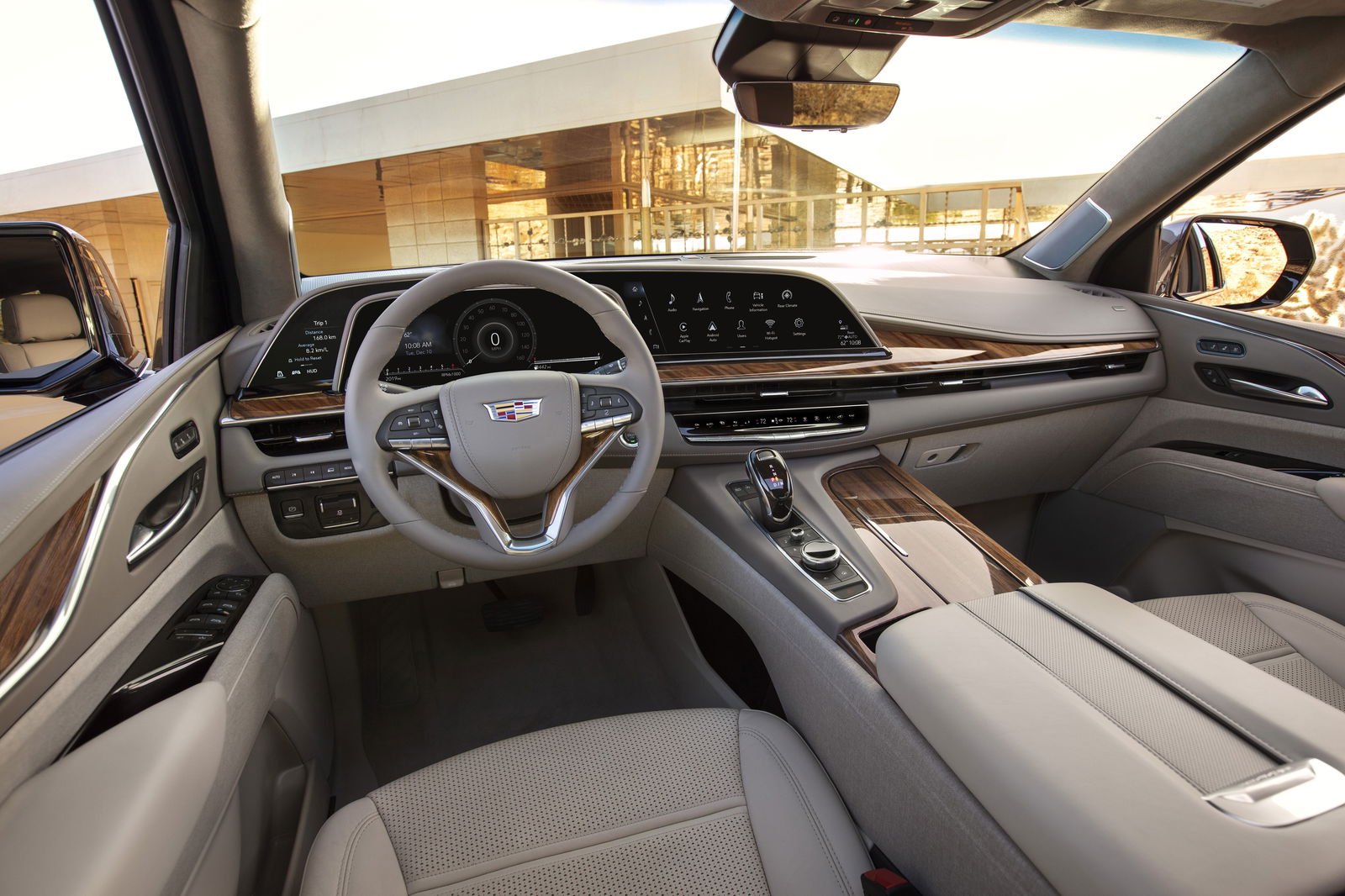 The New Cadillac Escalade Has 38 Inches Of OLED Screen And A Big Face