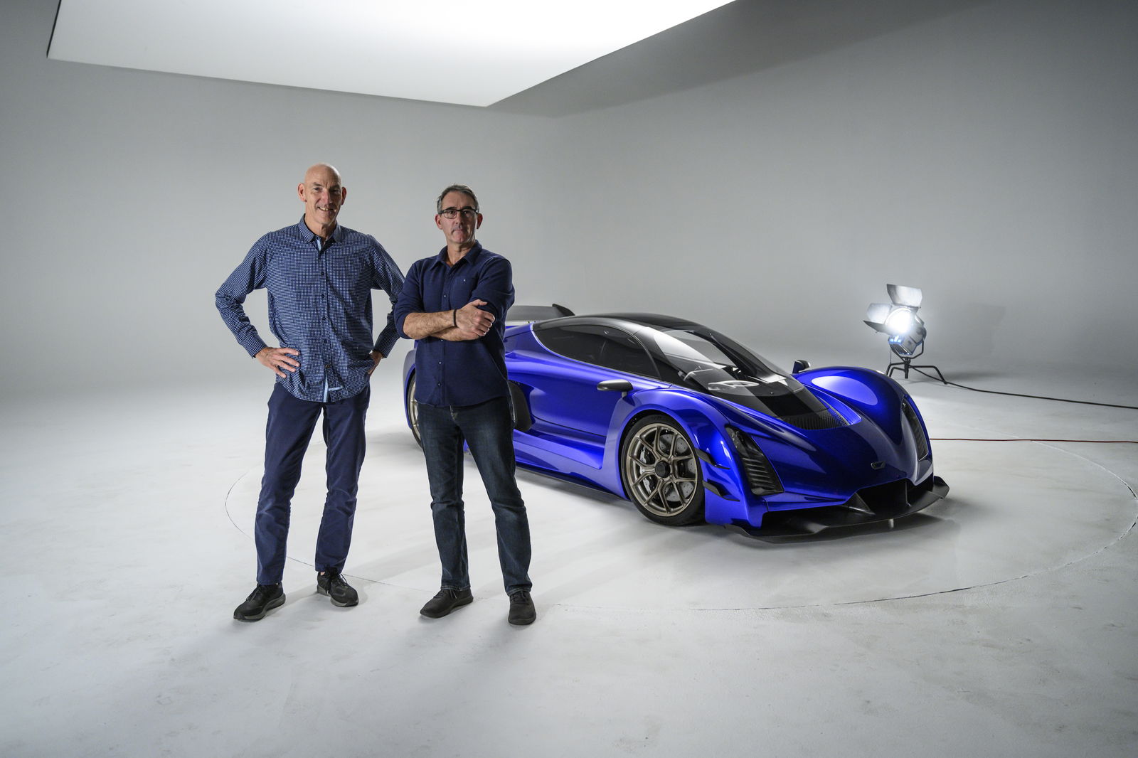 CTO Jon Gunner with chief designer David O'Connell