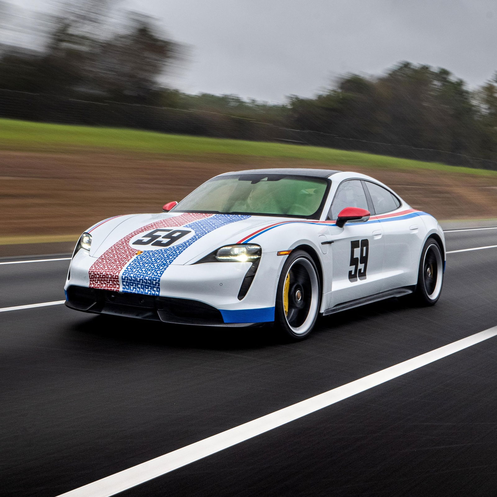 Here's How The Porsche Taycan Looks Clothed in Classic Liveries