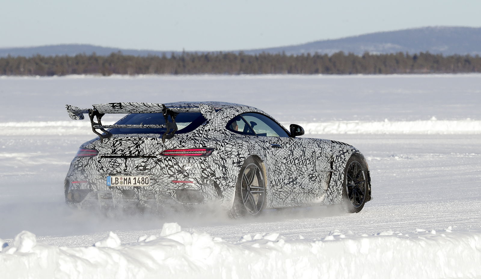 The Mercedes-AMG GT Black Series Has A Giant Wing And A Huge Face