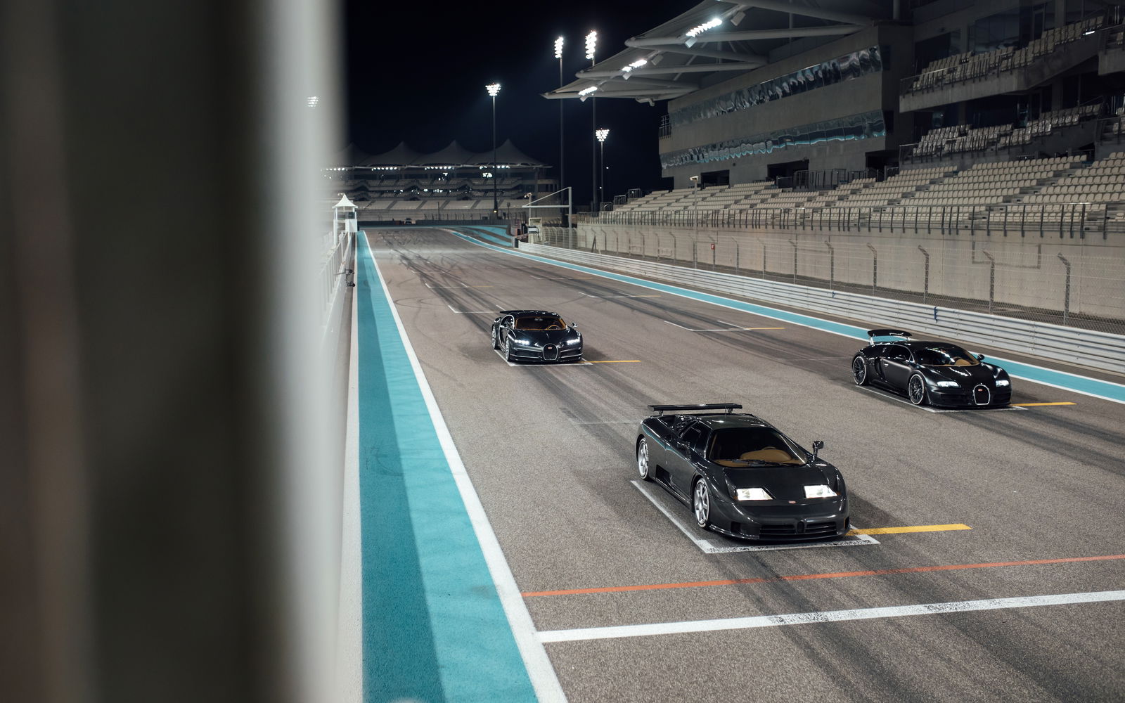 Three Generations Of Quad-Turbo Bugatti Come Together For Incredible Photocall