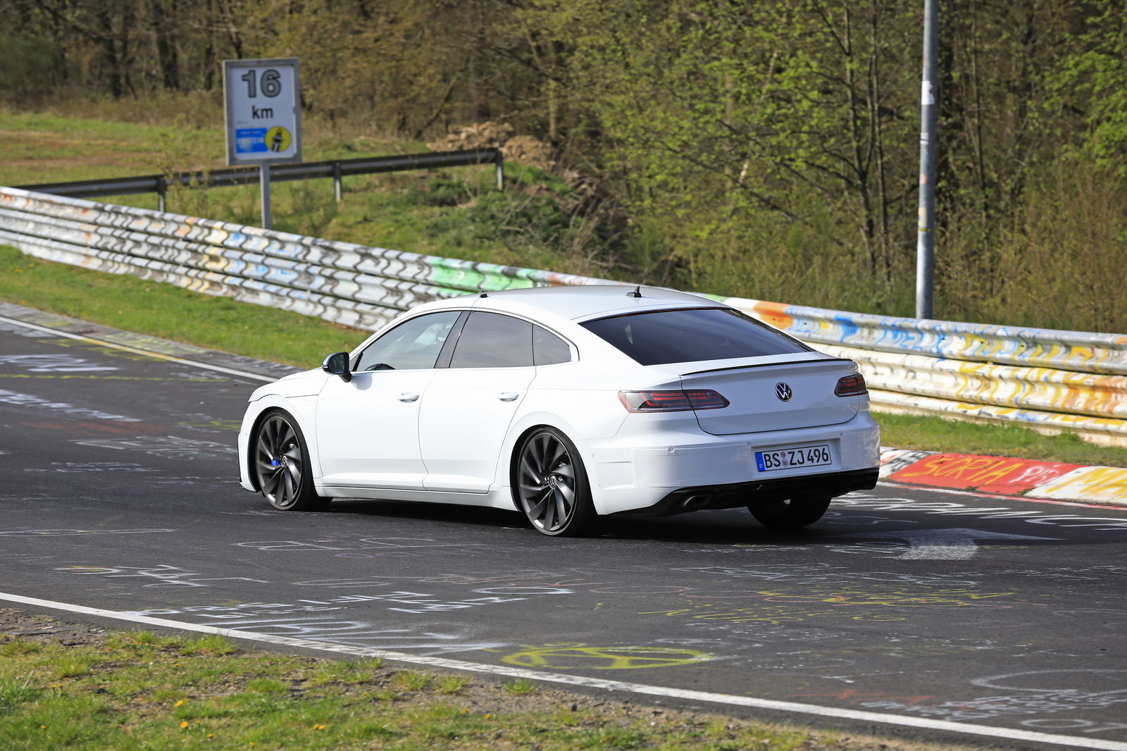 The VW Arteon R Has Been Spotted Hammering Around The Nurburgring