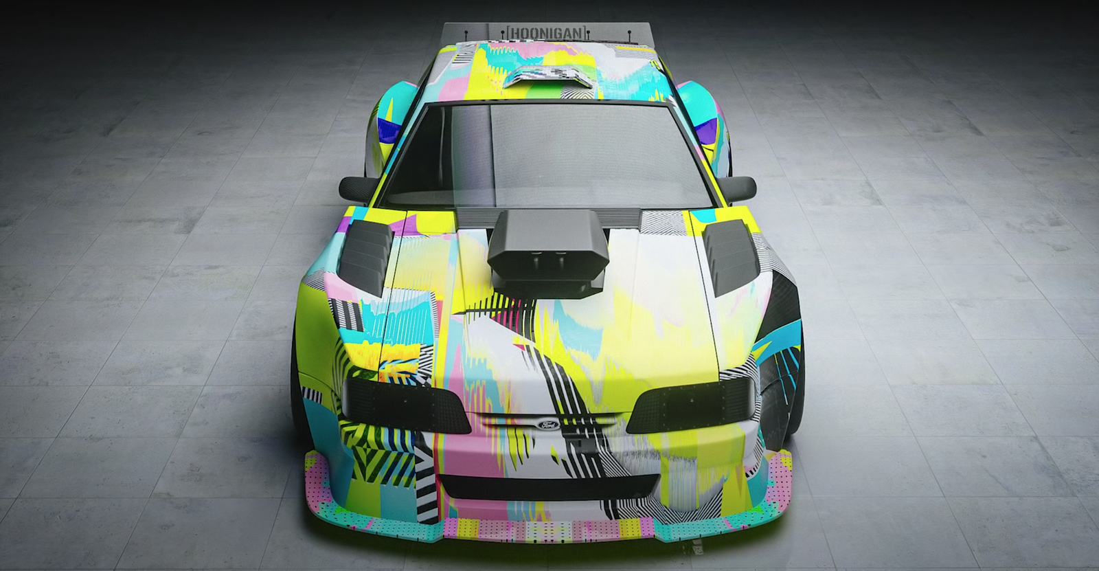 Hoonifox Is Ken Block's Foxbody-Based Ford Mustang Drift Missile