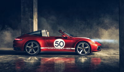 Porsche 911 Targa Heritage Edition Is All Retro Numbers And Colourful Leather