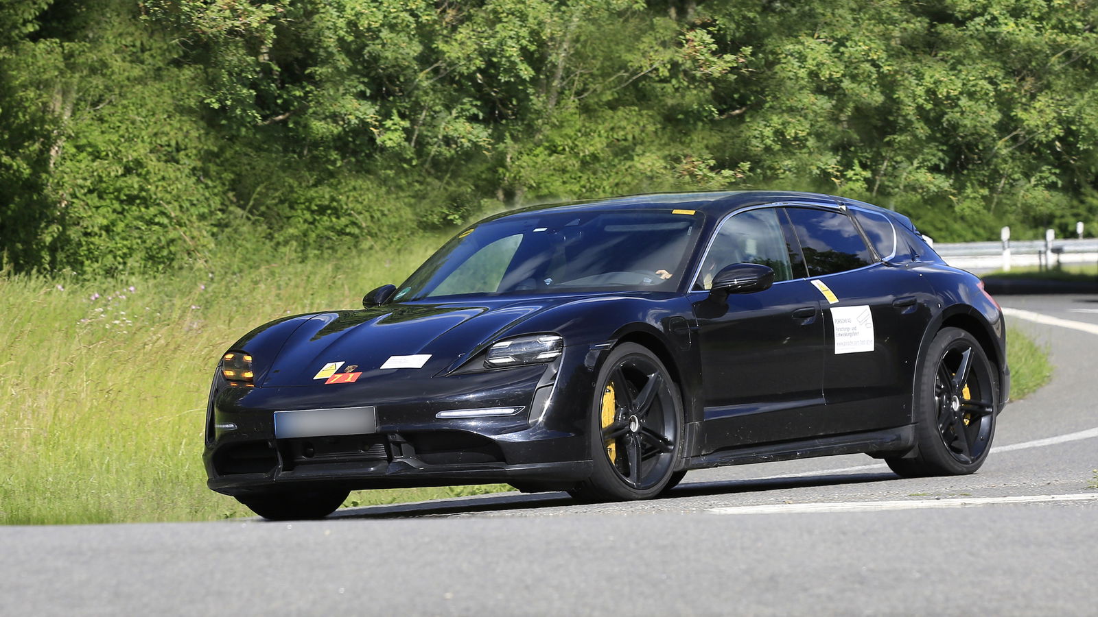 Here's Your Latest Look At The Porsche Taycan Cross Turismo