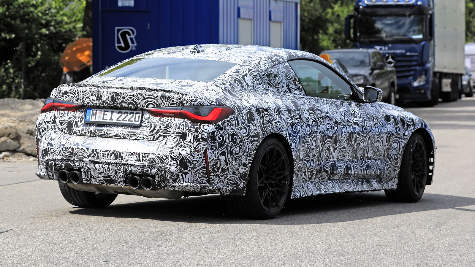 Next-Gen BMW M4 Loses Camo, Reveals Its Giant Grilles