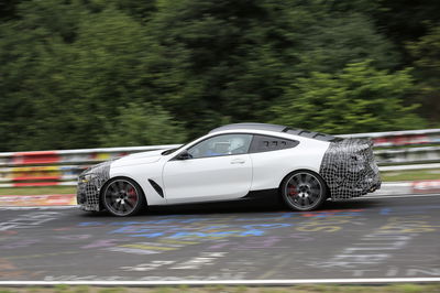 What's The Deal With This BMW 8-Series Mule And Its Rear Quarter Vents?