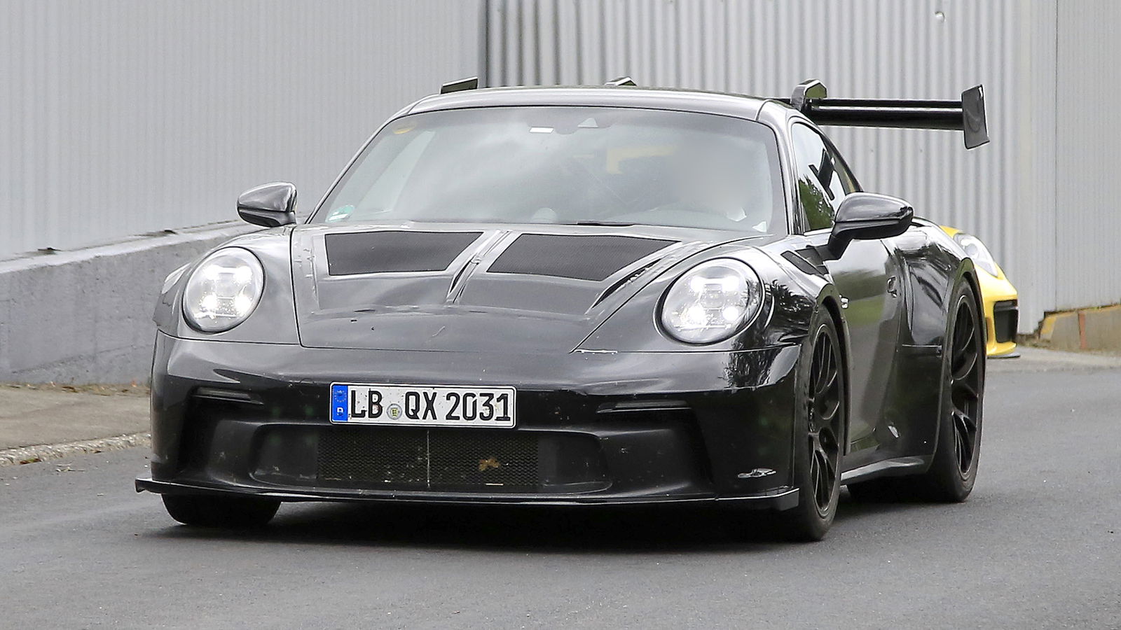 Look At The Enormous Wing On This 992 Porsche 911 GT3 RS Prototype