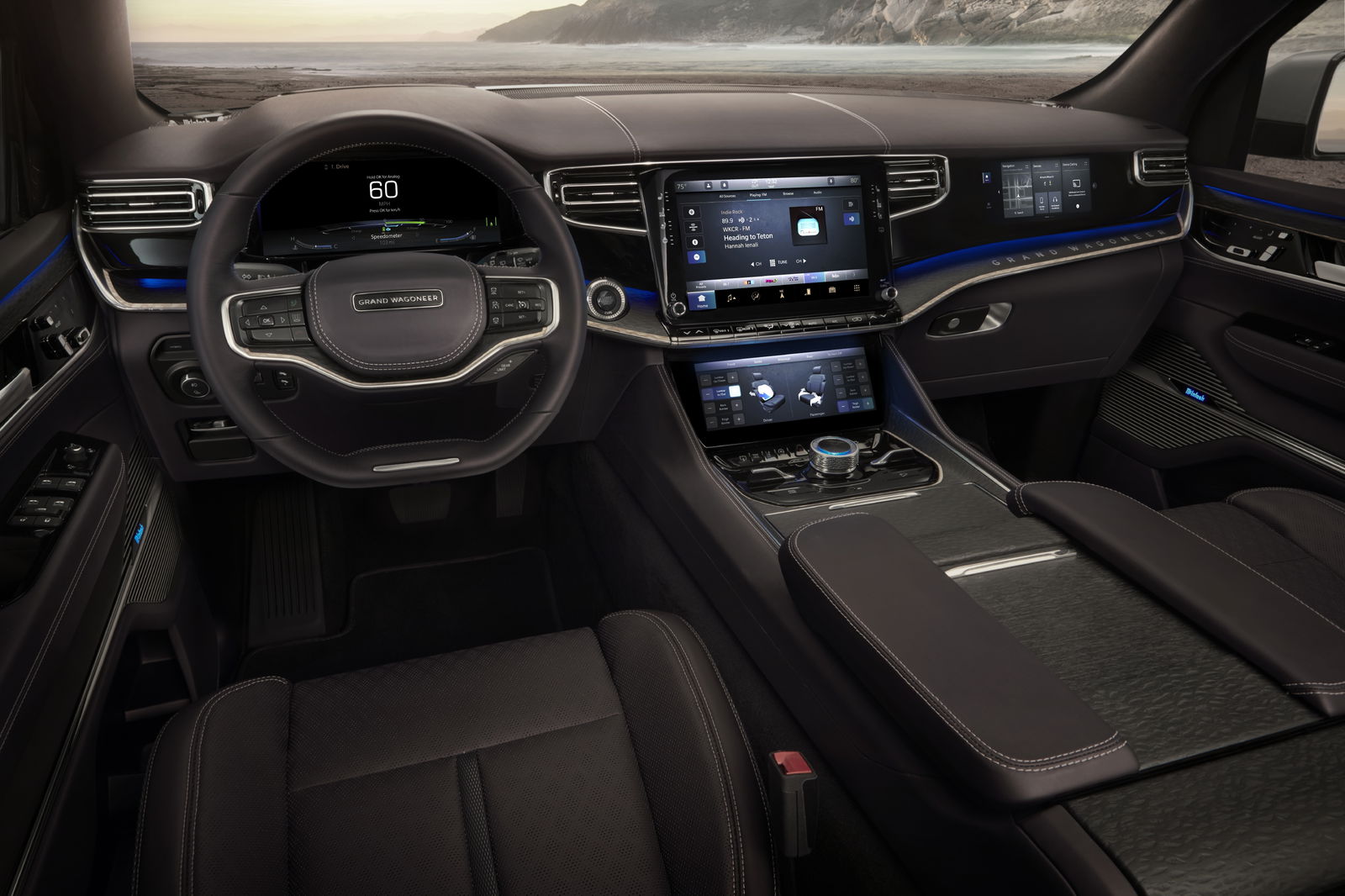 The Jeep Grand Wagoneer Concept Has Seven Screens For Some Reason