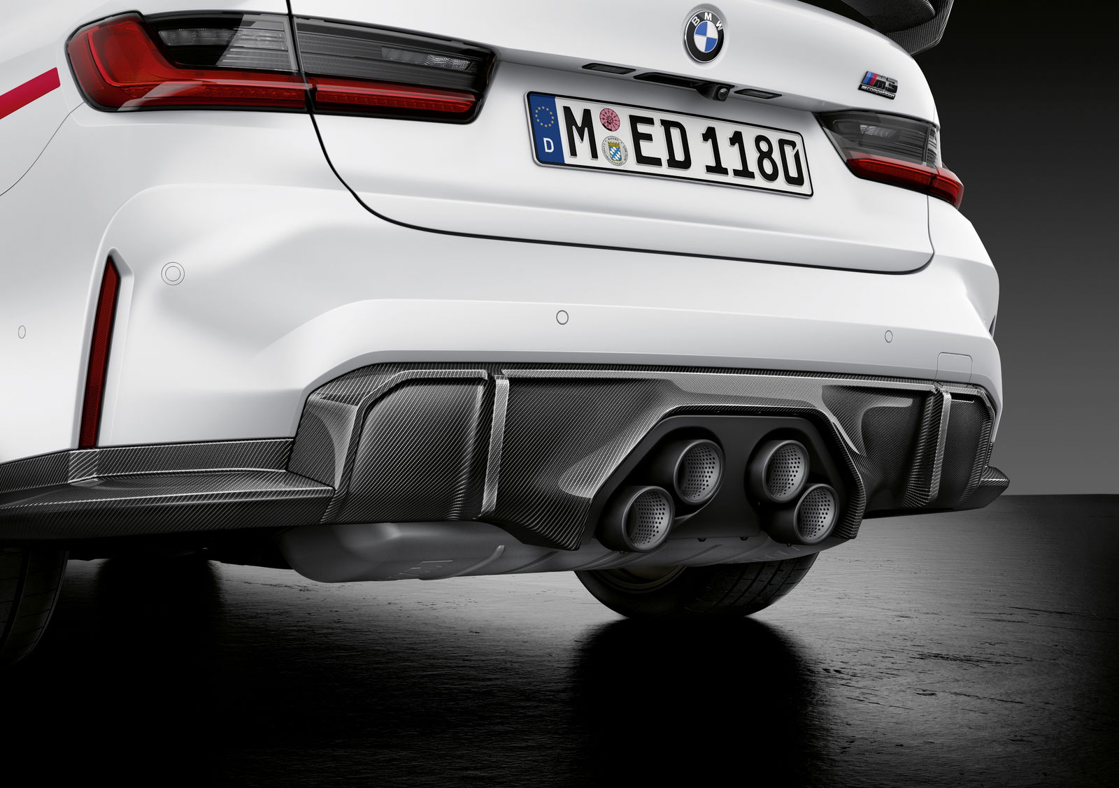 BMW's M3/M4 M Performance Parts Include A Weird Exhaust And A Big Rear Wing