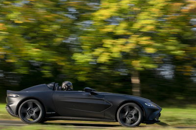 The Aston Martin V12 Speedster Looks Suitably Ridiculous On The Road