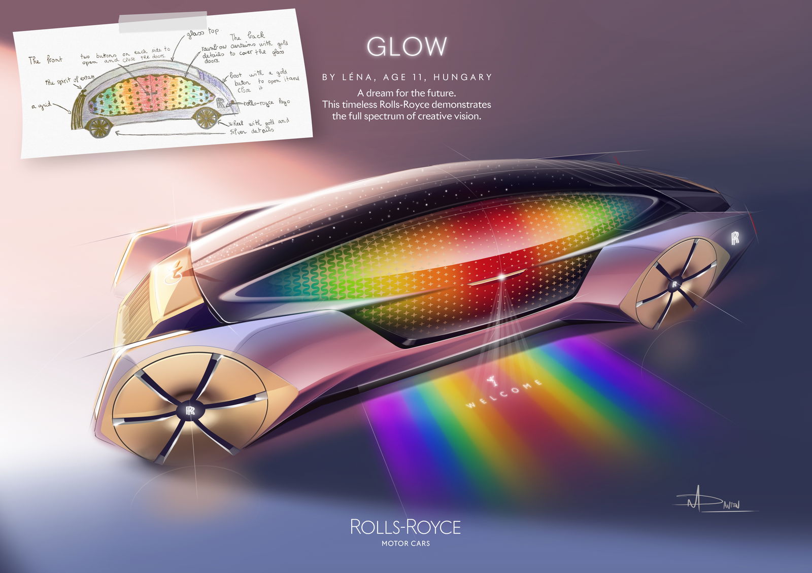 8 Wild Rolls-Royce Renders Made From Kids' Drawings