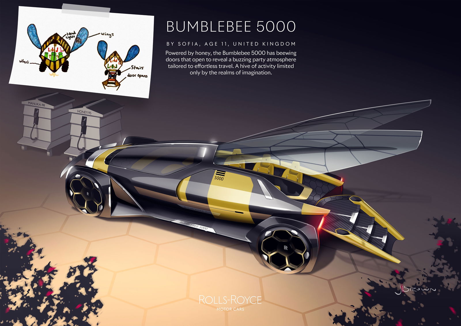 8 Wild Rolls-Royce Renders Made From Kids' Drawings