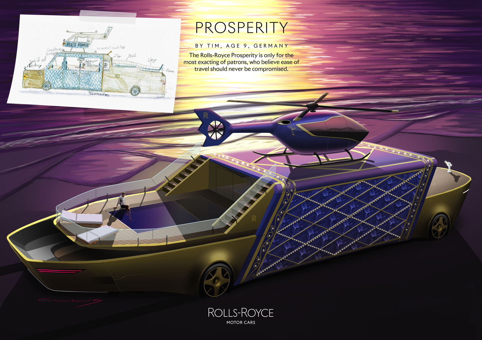 8 Wild Rolls-Royce Renders Made From Kids' Drawings