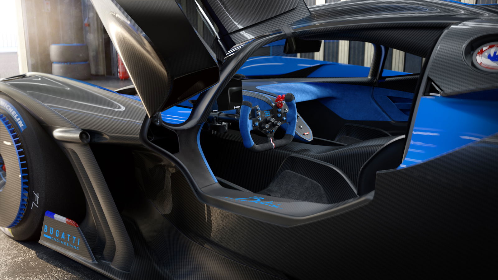 The 1240kg, Track-Only Bugatti Bolide Has An 1825bhp Chiron Engine