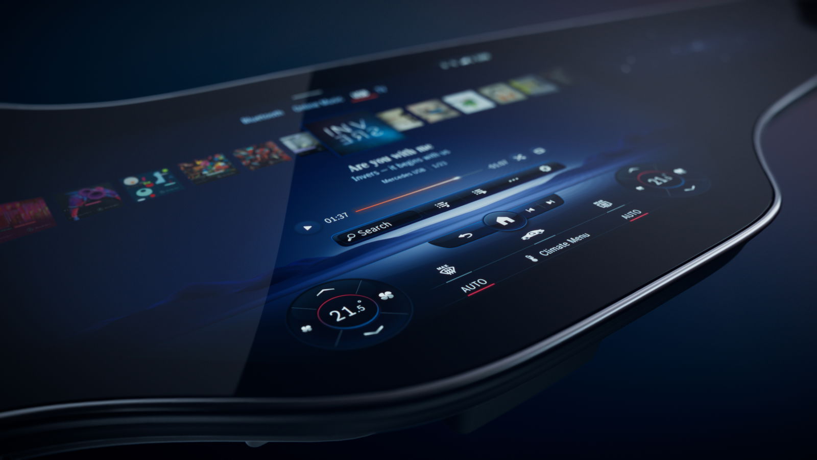 The Mercedes 'Hyperscreen' Is A 1.4-Meter Wide Monster Of A Display