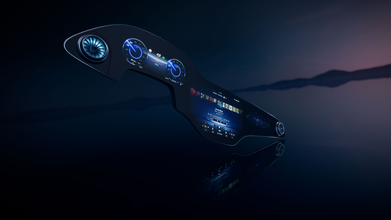 The Mercedes 'Hyperscreen' Is A 1.4-Meter Wide Monster Of A Display