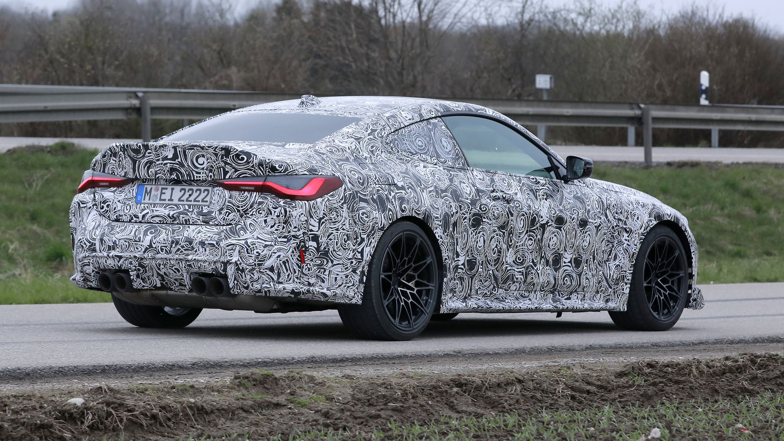 BMW M4 'CSL' Test Mule Papped Looking Very Angry