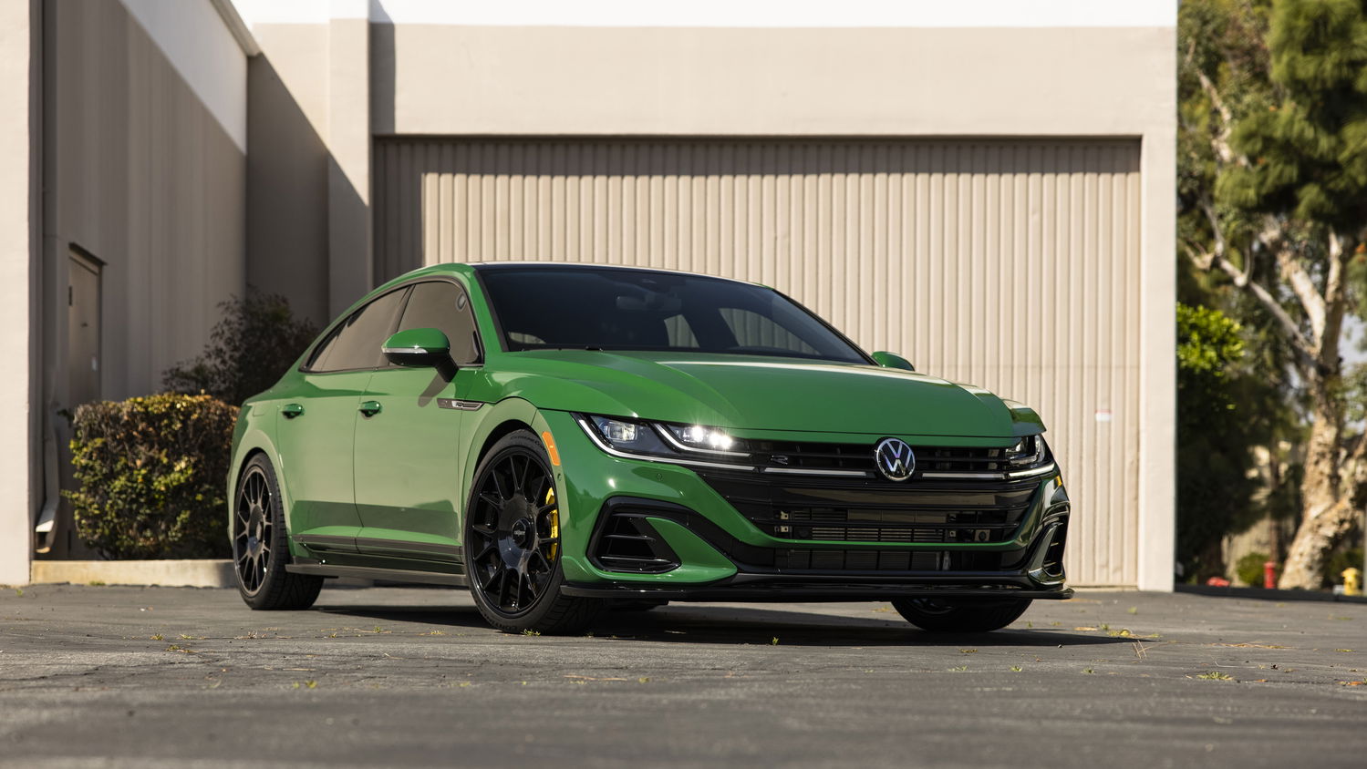 VW Gives Arteon Lowered, Very Green Makeover For 'Big Sur' Concept