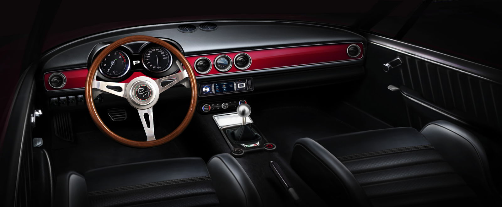 The Emilia GT Veloce Restomod Uses A 503bhp Giulia Quadrifoglio V6