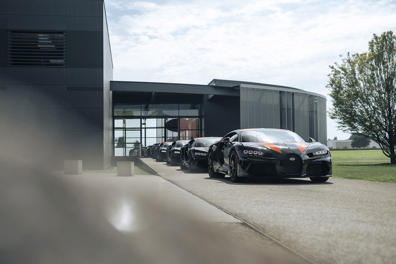 Here's £24 Million Of Bugatti Chiron Super Sport 300+ Chilling At Molsheim