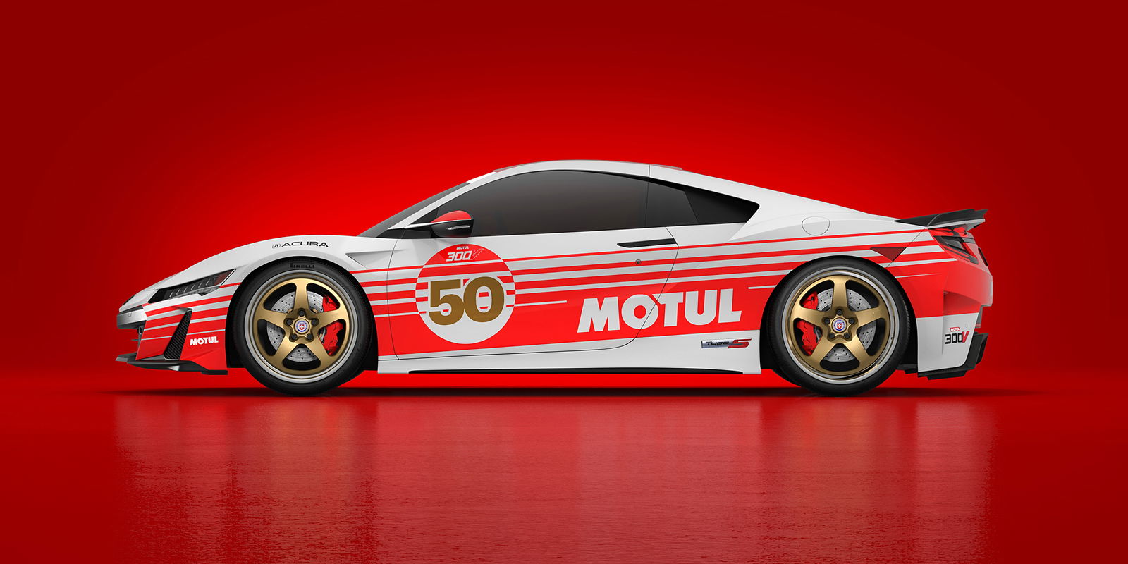 The Acura NSX Type S Looks Predictably Brilliant With A Retro Motul Livery