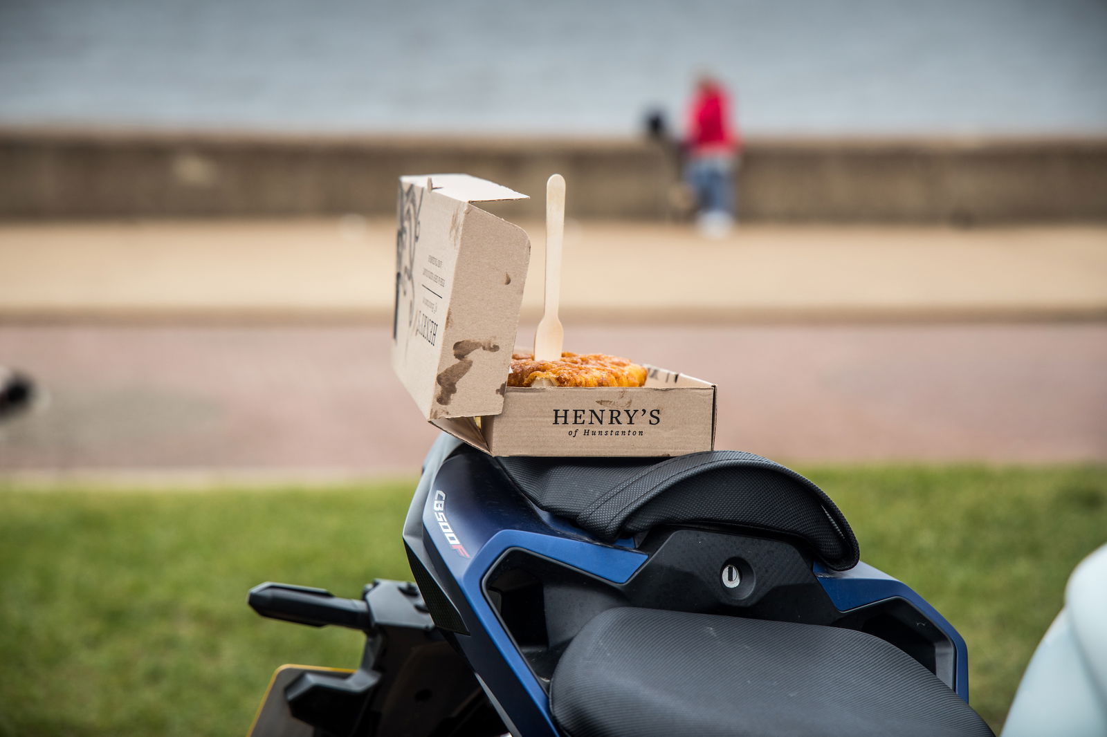 A very frugal fish and chips run to the coast.