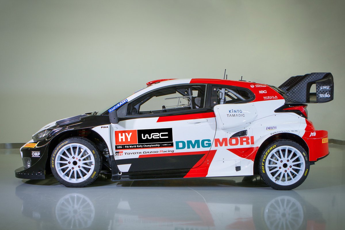Toyota GR Yaris Rally1 WRC Car Arrives With Massive Side Scoops