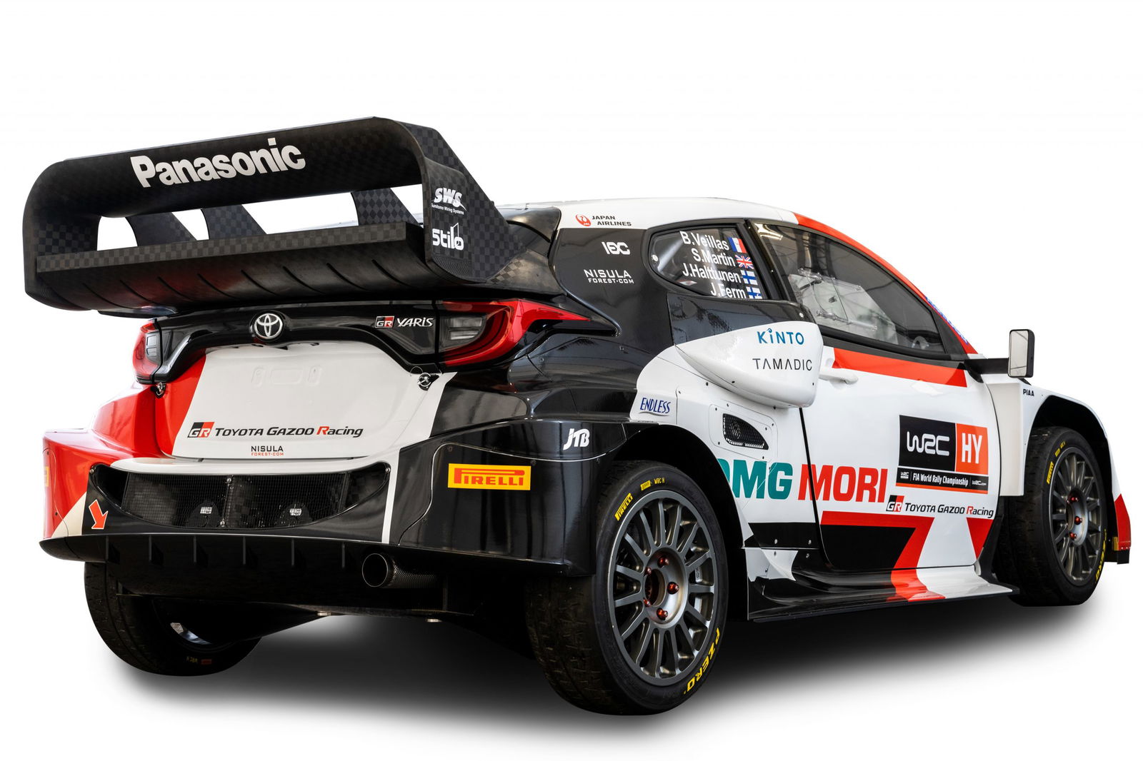 Toyota GR Yaris Rally1 WRC Car Arrives With Massive Side Scoops