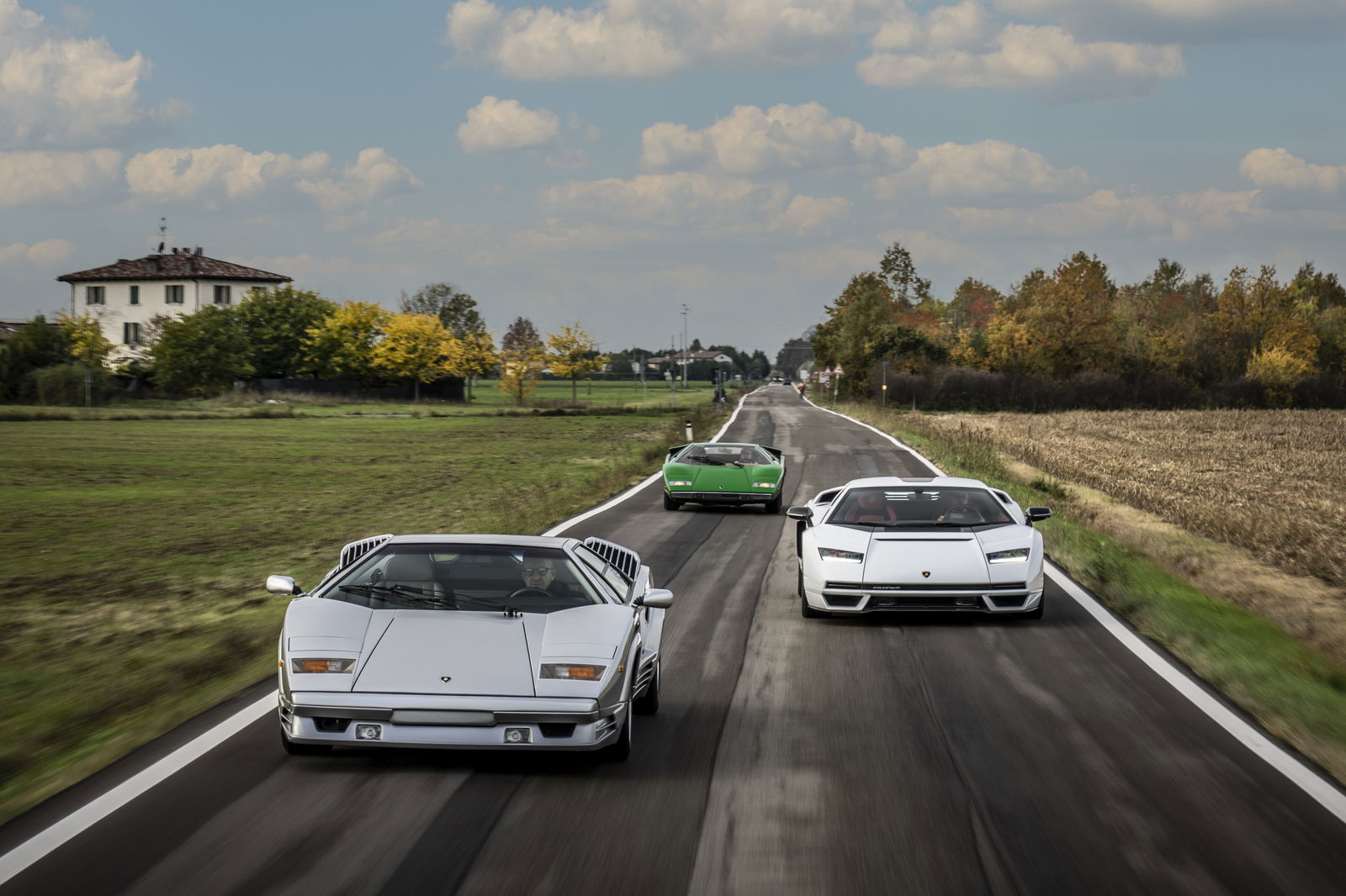 New Lamborghini Countach Has First On-Road Excursion And Meets The Parents
