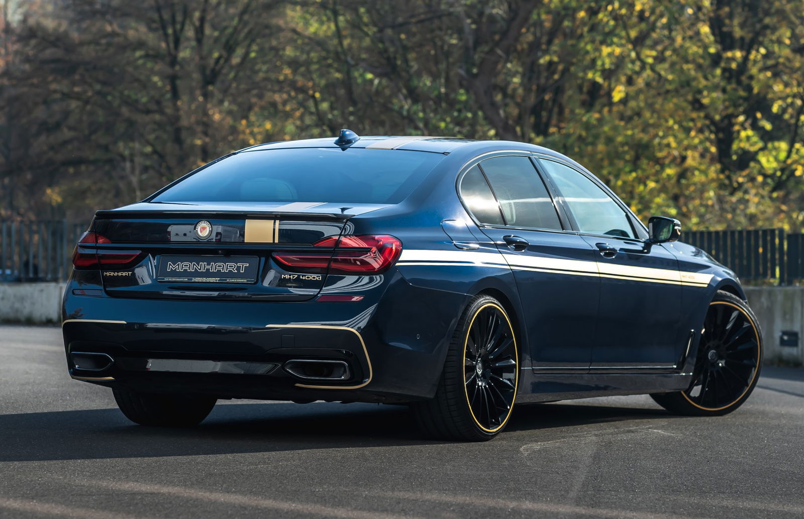 The Manhart MH7 400D Is A Diesel 7-Series With Gold Bits And Serious Clout