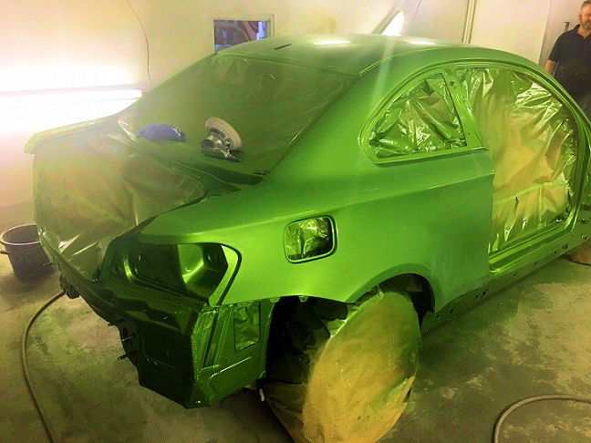 Even at this stage, I knew how special this colour would look...