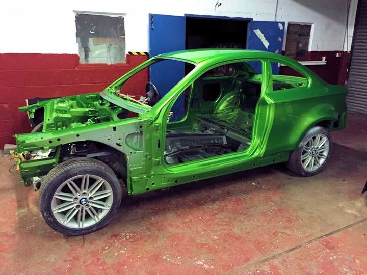 GREEN with envy… What happens when you cross a V8 with a 1 Series...?