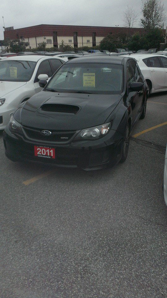 The first ever photo of Irena the WRX...