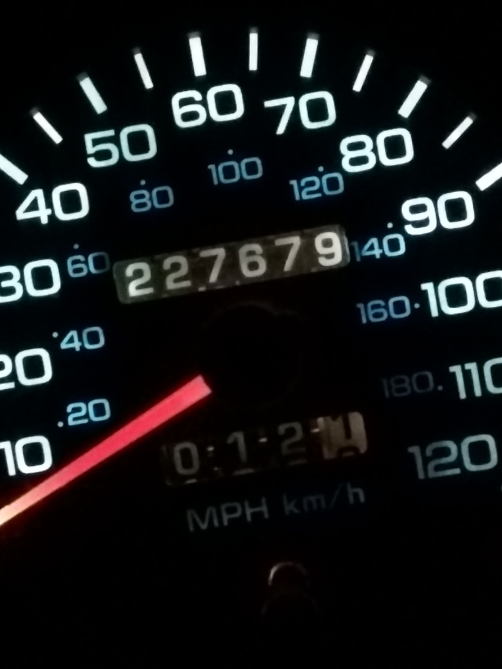 It'll actually do 120, but I wouldn't know that.