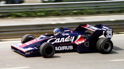 Toleman TG183B, the car which help the team to achieved their first point in F1