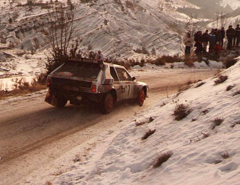 Toivonen on the red snow tires from a pit stop