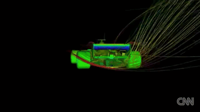 13 GIFs that shows just how beautiful the aerodynamic in Formula One car is and how they work :