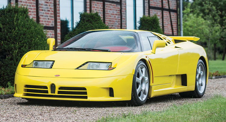 Michael Schumacher's special edition Bugatti EB110: The EB110 SS.