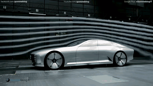 11 GIFs that shows how car aerodynamics work : (wind tunnel testing)
