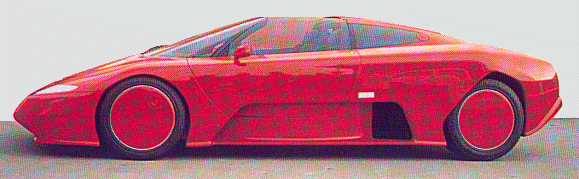 The beautiful lines of the Chubasco, designed by Marcello Gandini.
