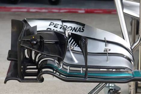 Incredibly Complicated Formula one front aerofoils (this is NOT a GIF)