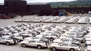 The DeLorean production facility in Dunmurry, Northern Ireland, a suburb of Belfast.