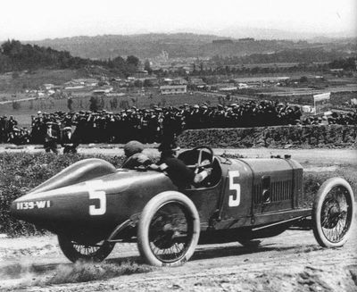 Boillot during his final showing, the 1914 GP of France