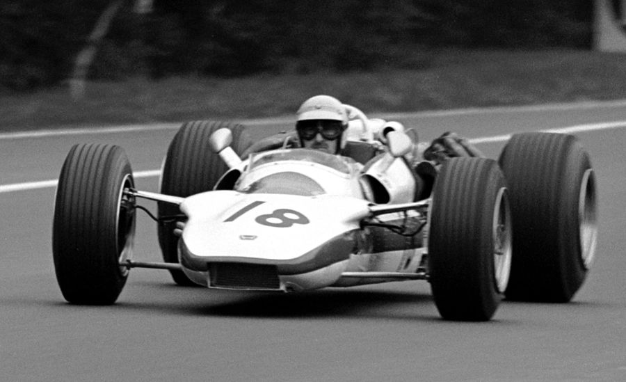 Honda RA302, the picture was take before the accident
