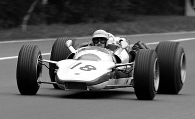 Honda RA302, the picture was take before the accident