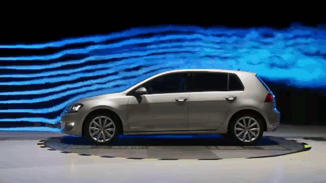 11 GIFs that shows how car aerodynamics work : (wind tunnel testing)
