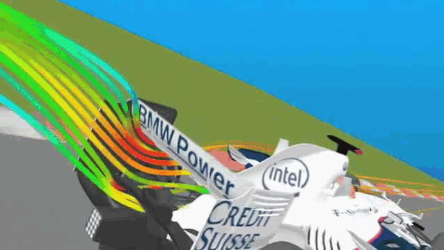 13 GIFs that shows just how beautiful the aerodynamic in Formula One car is and how they work :