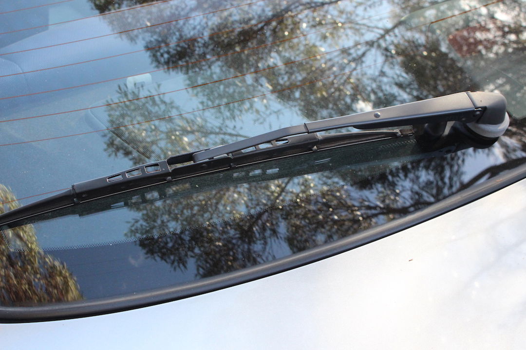The rear windscreen wiper on the JDM S15 Silvia