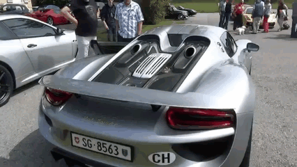 GIF: 11 coolest Car's Active spoiler in action (retracting and deploying)